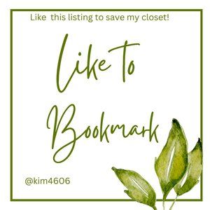 ❤️ to bookmark my closet!